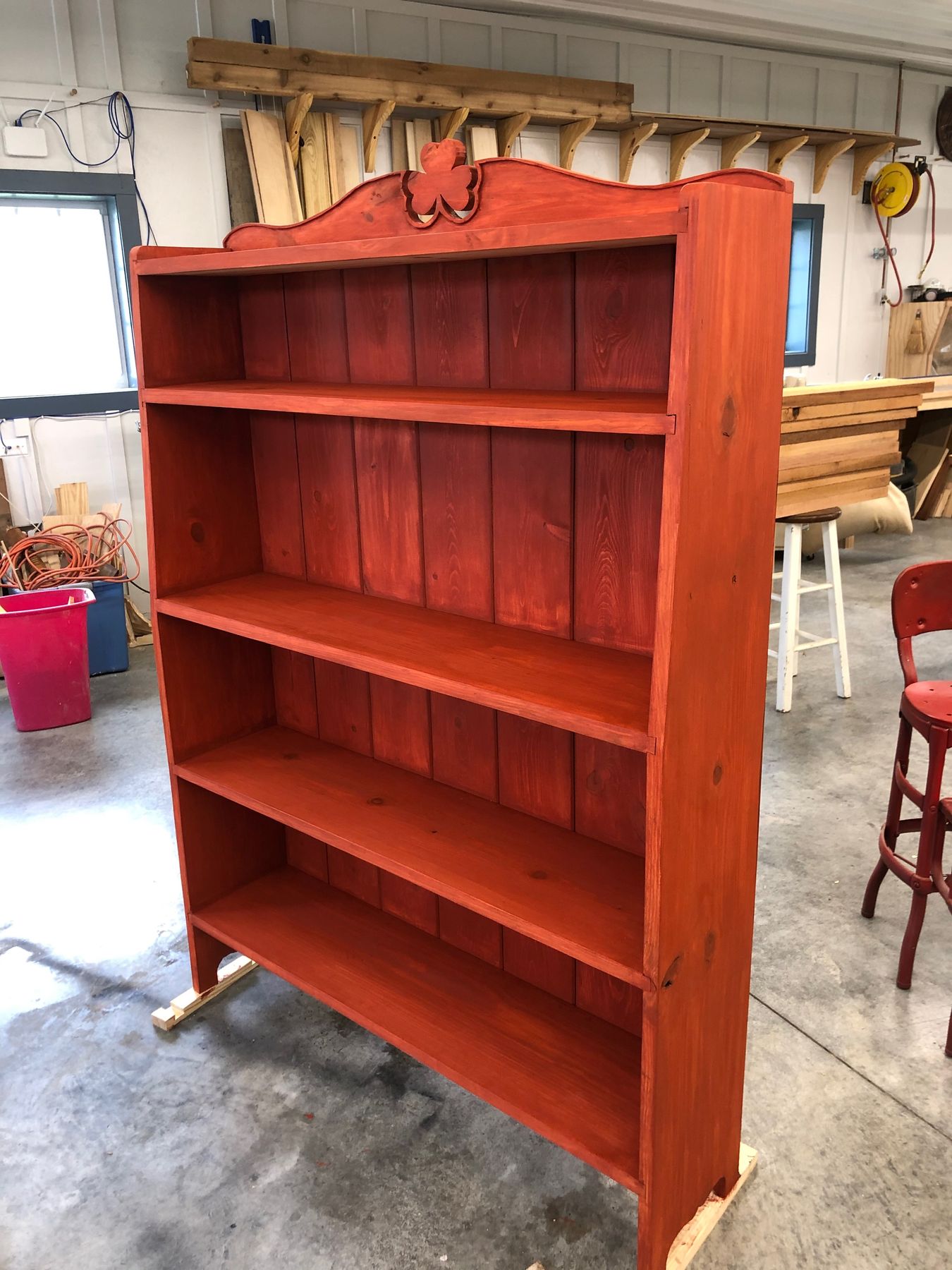 Shamrock Bookcase, view 3